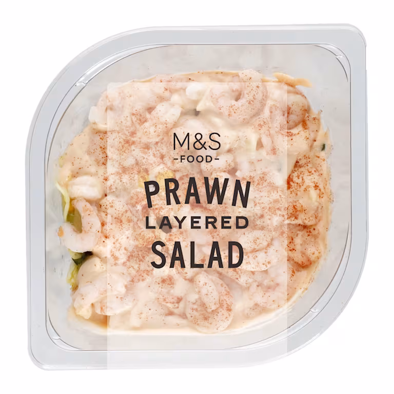 M&S Prawn Layered Salad