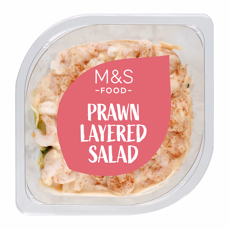M&S Prawn Layered Salad