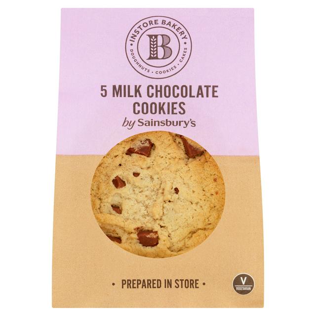 Sainsbury's Milk Chocolate Cookies x5