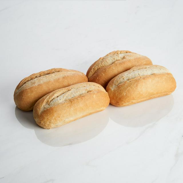 Sainsbury's White Vienna Rolls x4