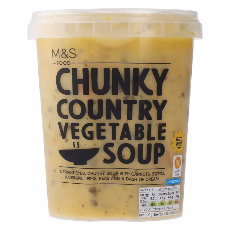 M&S Chunky Country Vegetable Soup