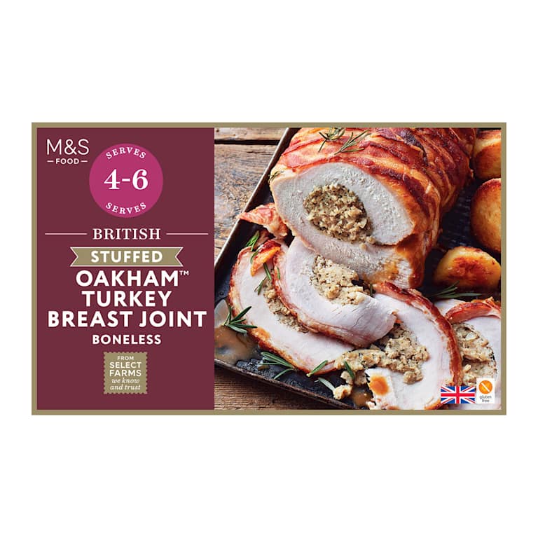M&S British Stuffed Oakham Turkey Breast Joint
