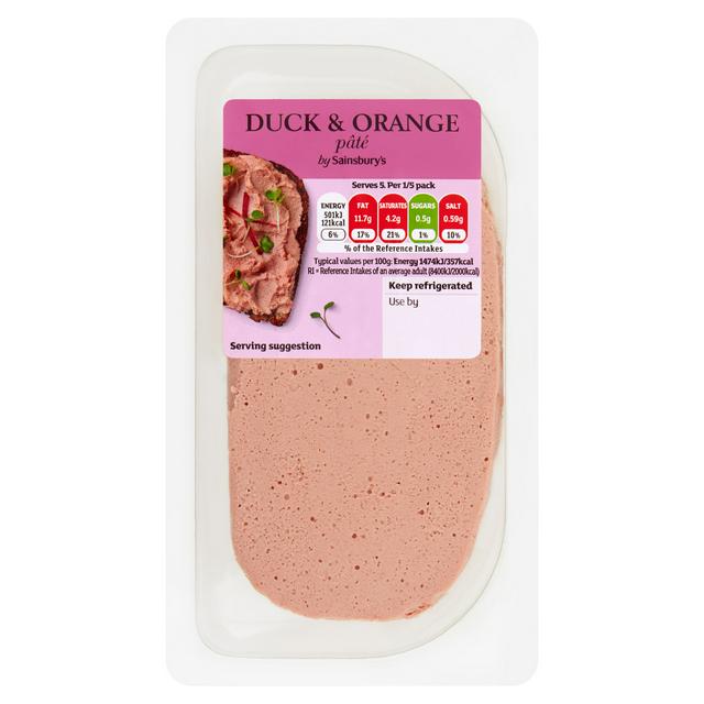 Sainsbury's Duck & Orange Pate 170g