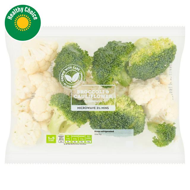 Sainsbury's Broccoli & Cauliflower Florets 240g