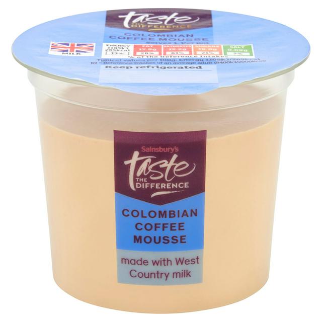 Sainsbury's Colombian Coffee Mousse, Taste the Difference 100g