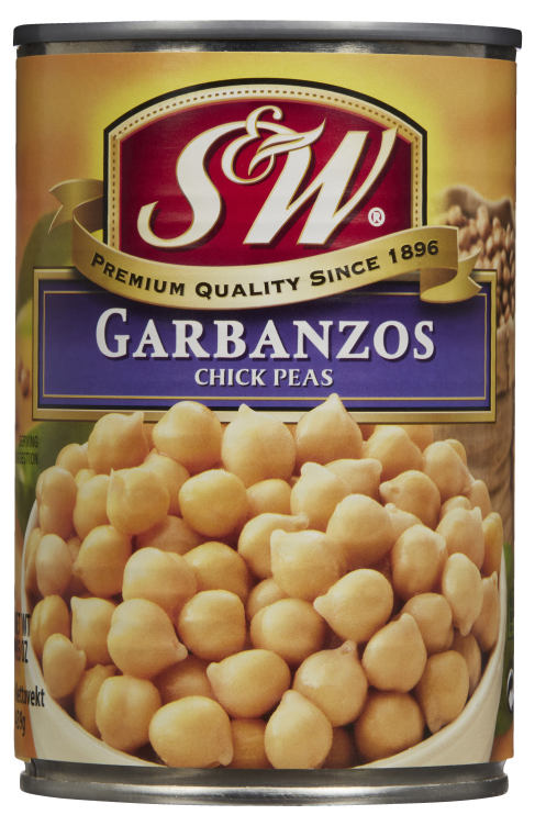 Bønner Garbanzo 439g S&W