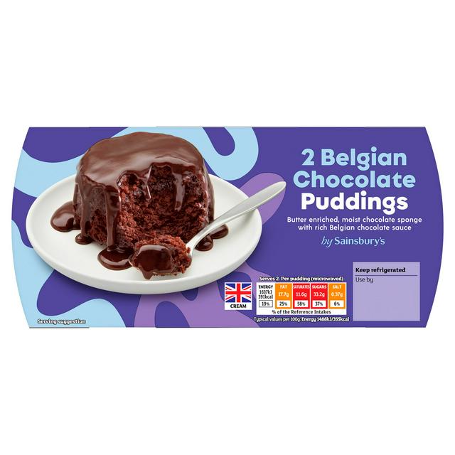 Sainsbury's Chocolate Sponge Pudding 2x110g