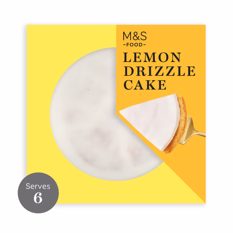 M&S Lemon Curd Lemon Drizzle Cake