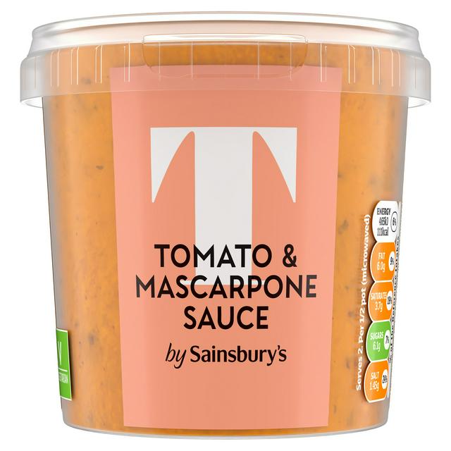 Sainsbury's Tomato & Mascarpone Sauce 350g (Serves 2)