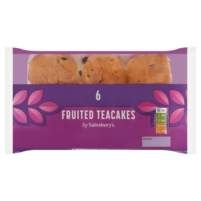 Sainsbury's Teacakes x6