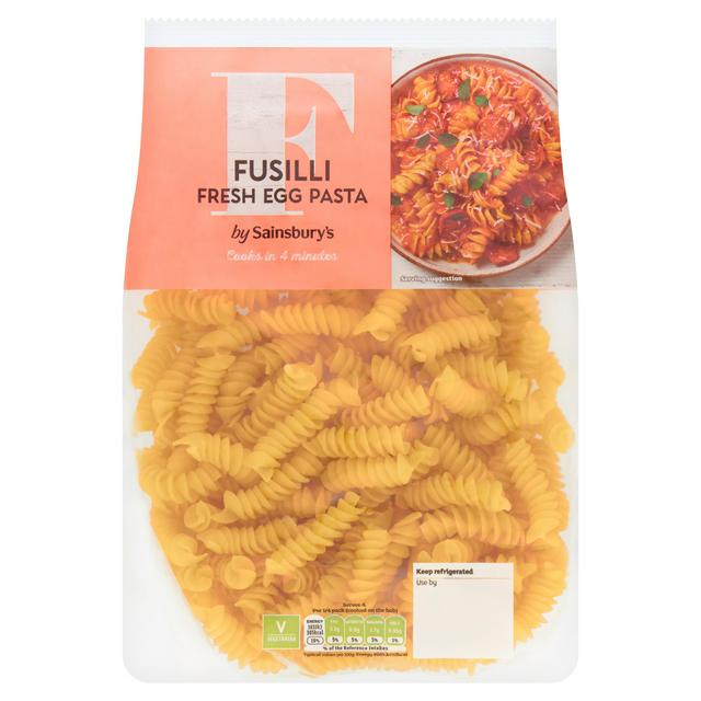 Sainsbury's Fresh Egg Fusilli 500g