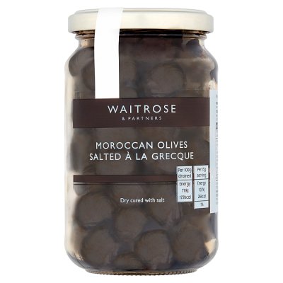 Waitrose Moroccan Olives Salted À la Grecque