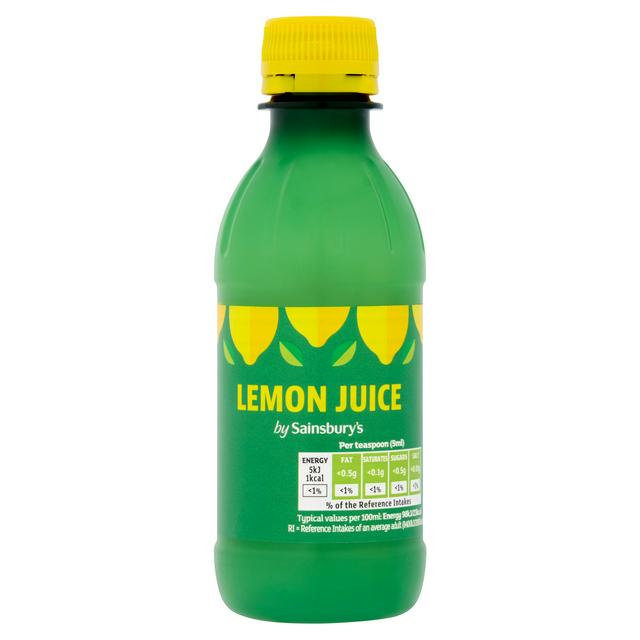 Sainsbury's Lemon Juice 250ml