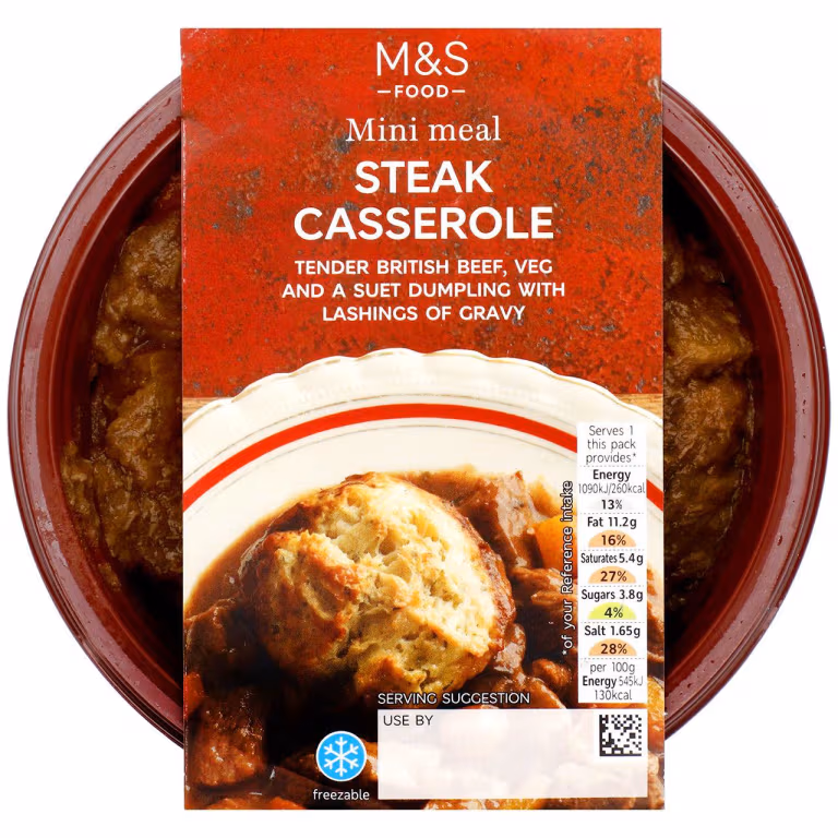 M&S Mini Meal Steak Casserole