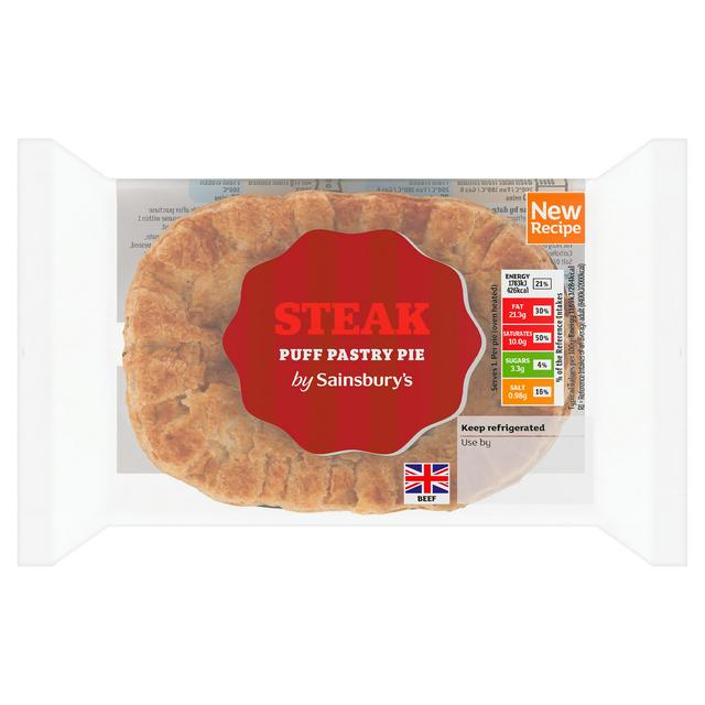 Sainsbury's Steak Puff Pastry Pie 150g