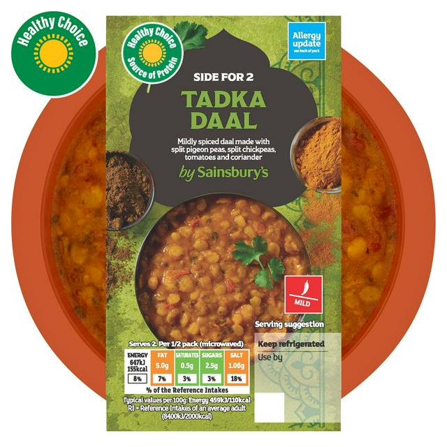 Sainsbury's Indian Tadka Daal Ready Meal Side For 2 300g
