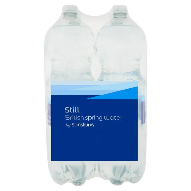 Sainsbury's Still British Bottled Spring Water 4x2L