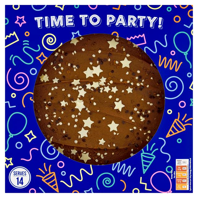 Sainsbury's Birthday Celebration Chocolate Party Cake 938g (Serves 12)