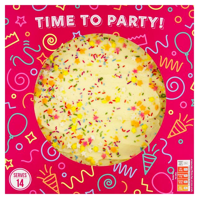 Sainsbury's 14 Time to Party Madeira Cake 907g
