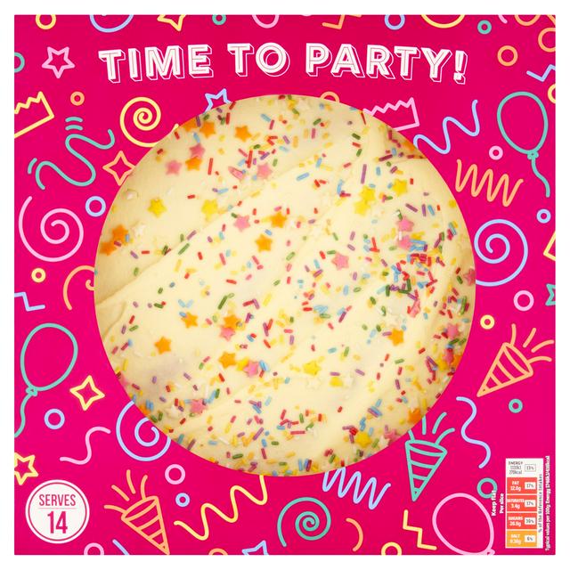 Sainsbury's Birthday Celebration Madeira Party Cake 880g (Serves 14)