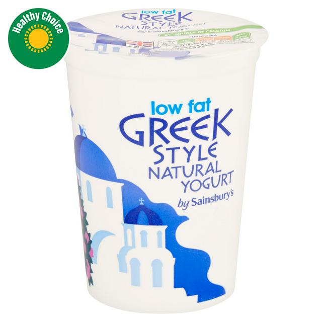 Sainsbury's Greek Style Low Fat Natural Yogurt 500g