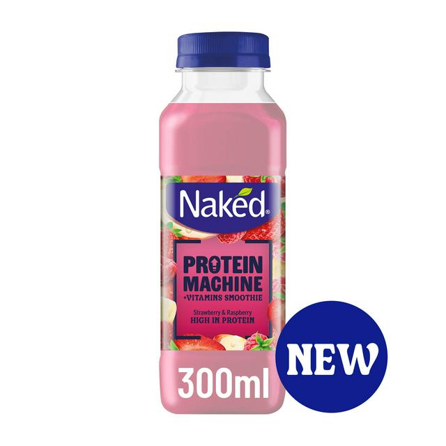 Naked Protein Machine Strawberry & Raspberry Smoothie 300ml