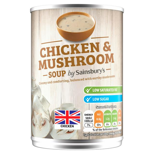 Sainsbury's Chicken & Mushroom Soup 400g
