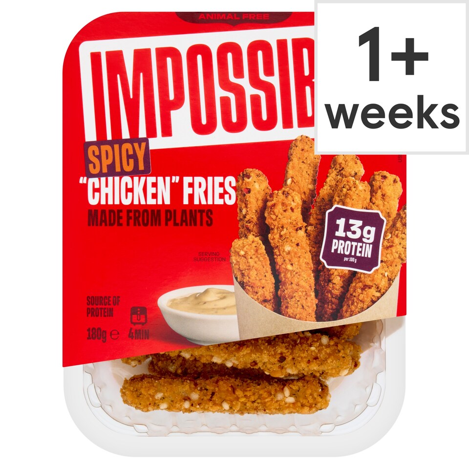 IMPOSSIBLE SPICY CHICKEN FRIES MADE FROM PLANT 180g.
