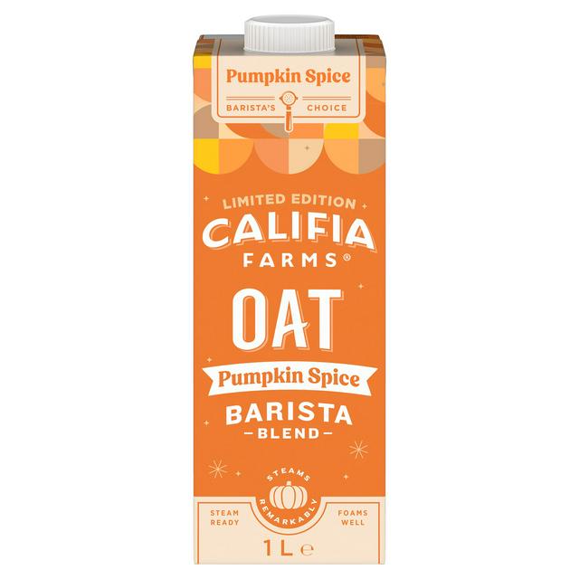 Califia Farms Oat Pumpkin Spice Barista Blend, Limited Edition 1L