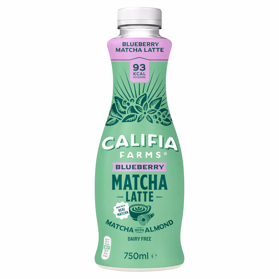 Califia Farms Blueberry Matcha Almond Latte Dairy Free 750ml