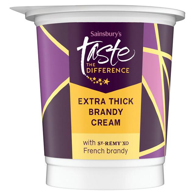 Sainsbury's Extra Thick Brandy Cream, Taste the Difference 250ml
