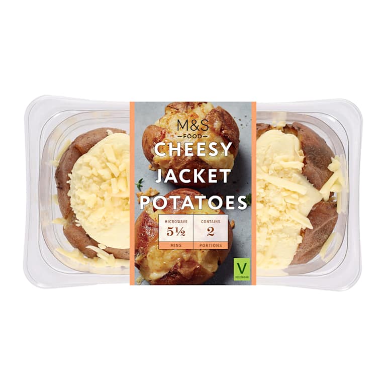 M&S Cheesy Jacket Potatoes (Pack of Two)