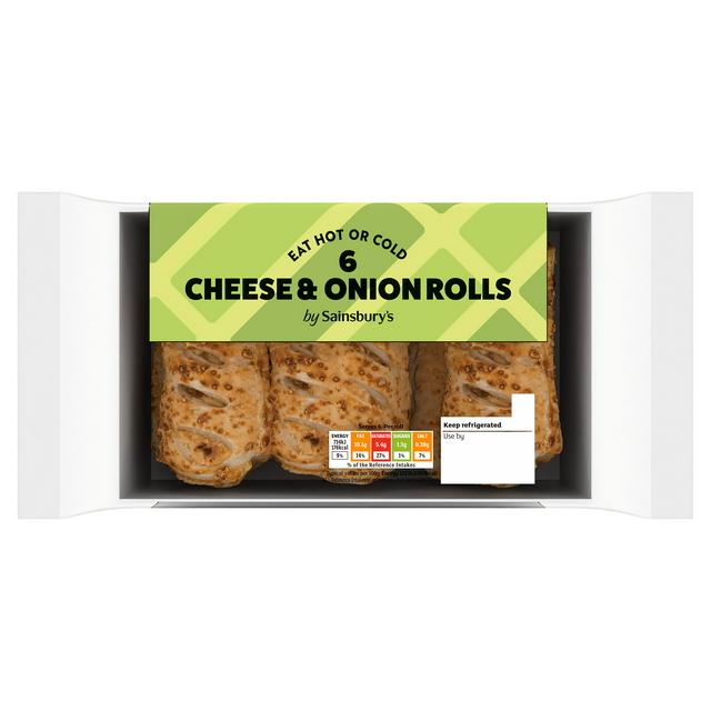 Sainsbury's Cheese & Onion Rolls x6 360g