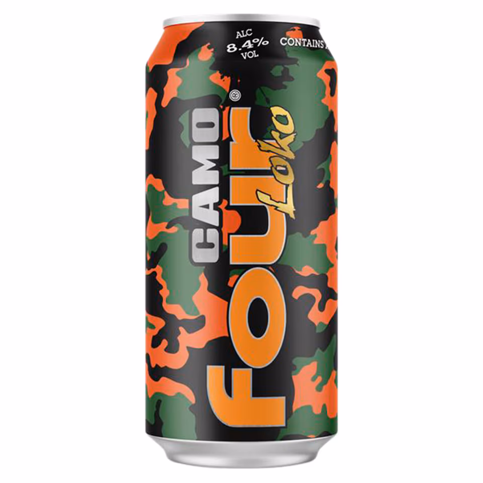 Camo Four Loko Vodka & Fruit Drink 440ml