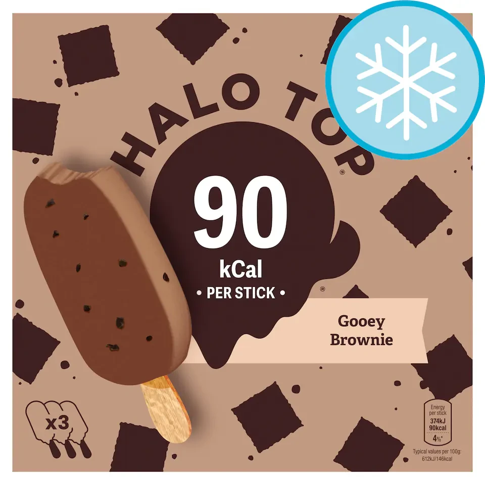Halo Top Gooey Brownie Stick 3X100ml