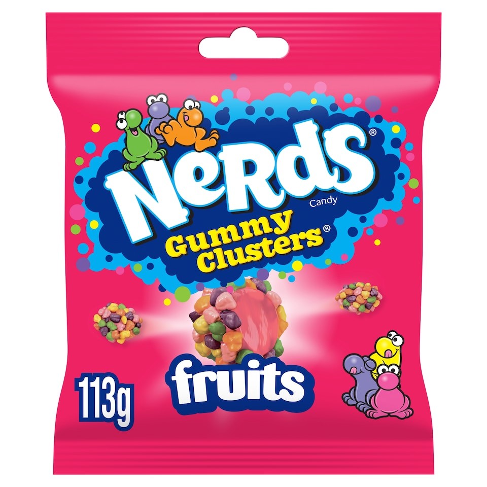 Nerds Gummy Clusters Candy - Fruits 113g