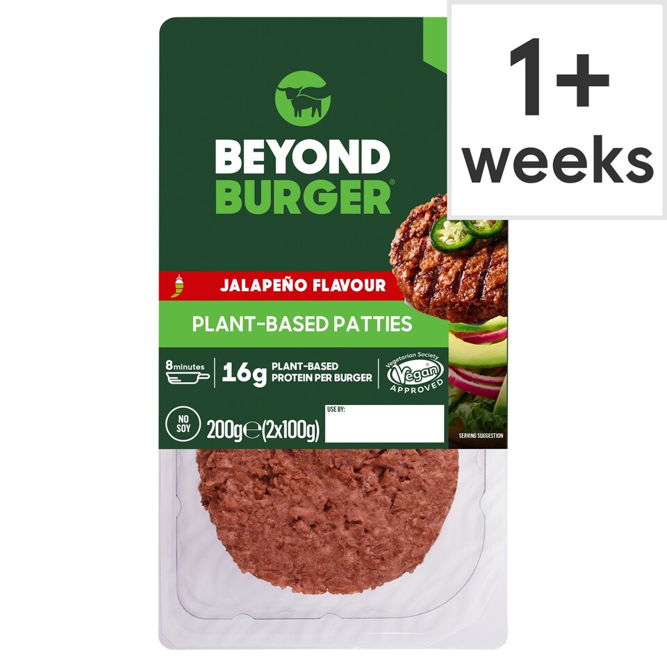 The Beyond Burger Plant Based Jalapeno Patties 200g