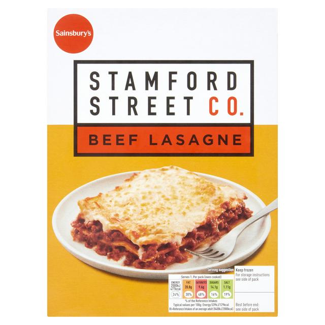 Stamford Street Co. Beef Lasagne Ready Meal For 1 400g