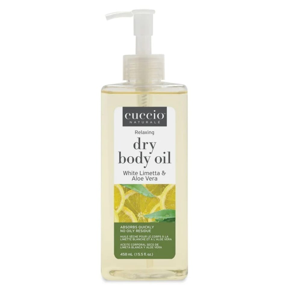 Cuccio Naturale Dry Body Oil 458ml - White Limetta & Aloe Vera