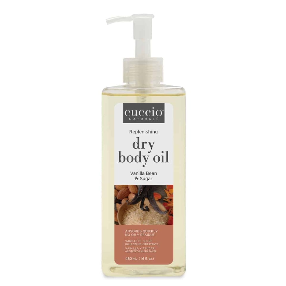Cuccio Naturale Dry Body Oil 458ml - Vanilla Bean & Sugar