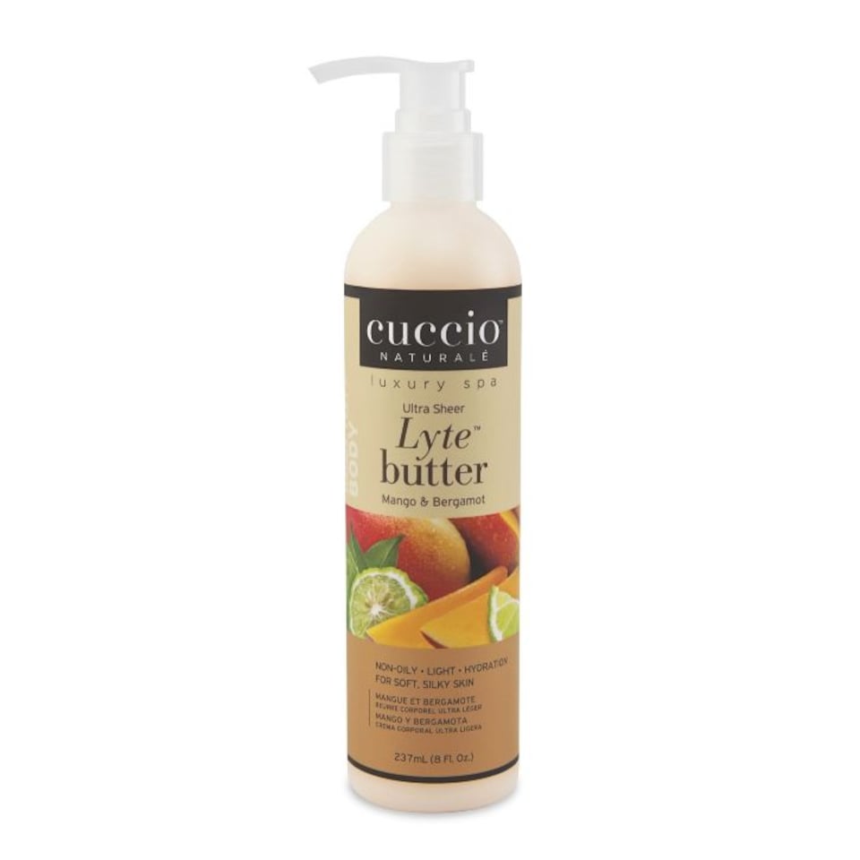 Cuccio Naturale Lyte Butter Mango & Bergamont 237ml