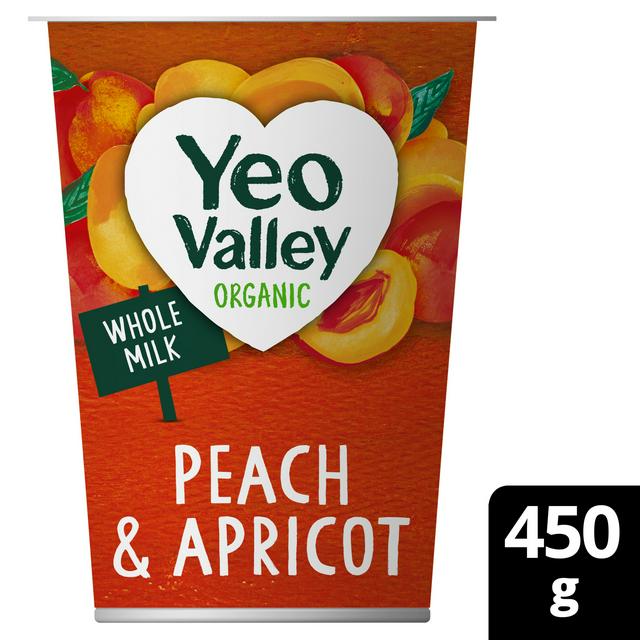 Yeo Valley Organic Peach & Apricot Yogurt 450g