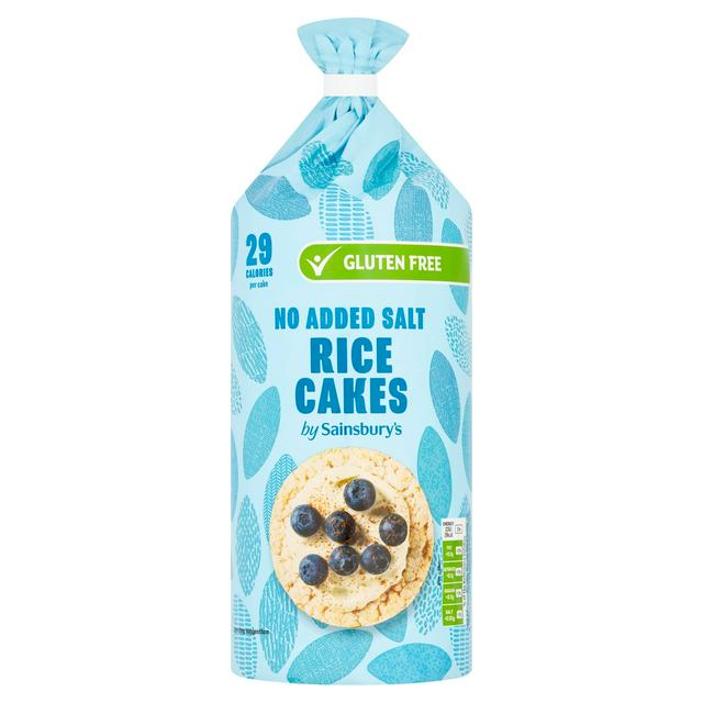 Sainsbury's No Added Salt Rice Cakes 135g