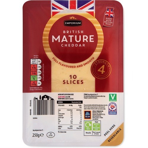 Emporium British Mature Cheddar 250g