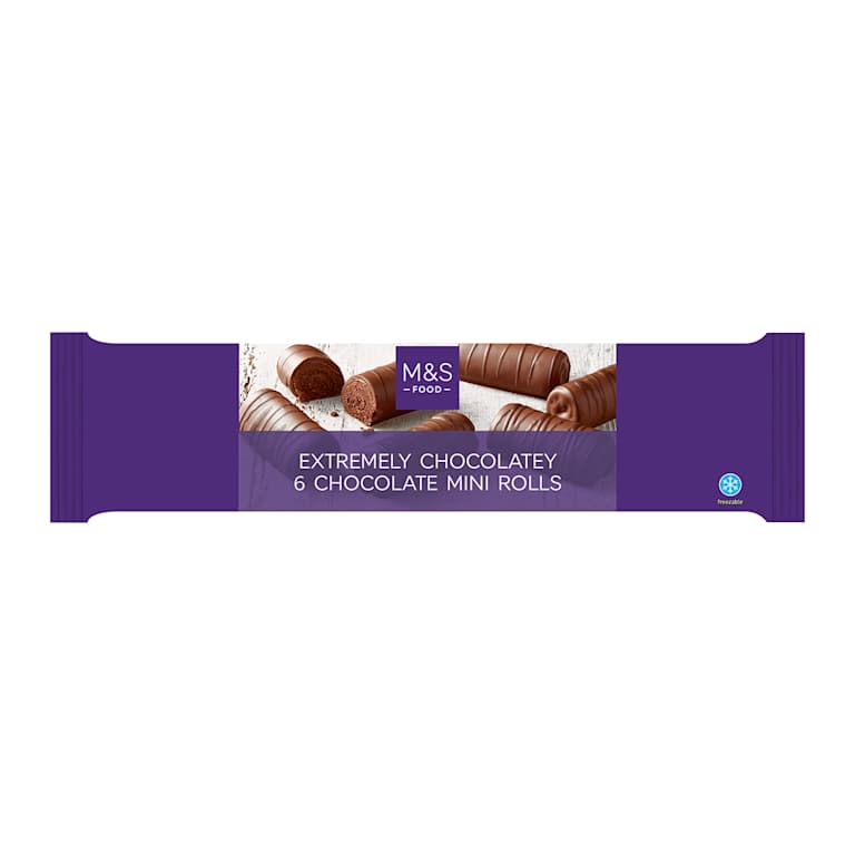 M&S Extremely Chocolatey Chocolate Mini Rolls