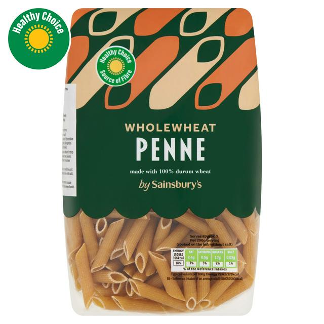 Sainsbury's Wholewheat Penne Pasta 500g