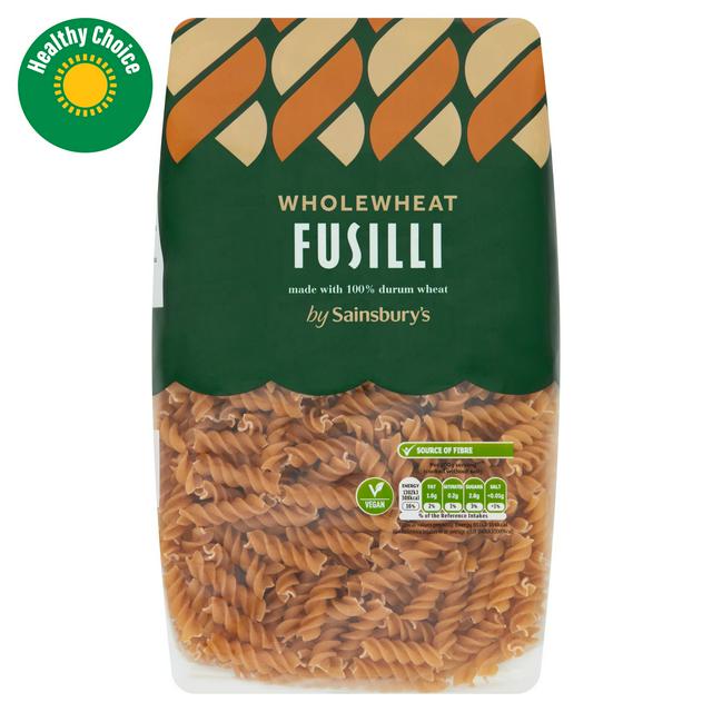 Sainsbury's Wholewheat Fusilli Pasta 1kg
