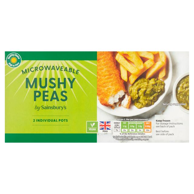 Sainsbury's Mushy Peas Twinpack 300g