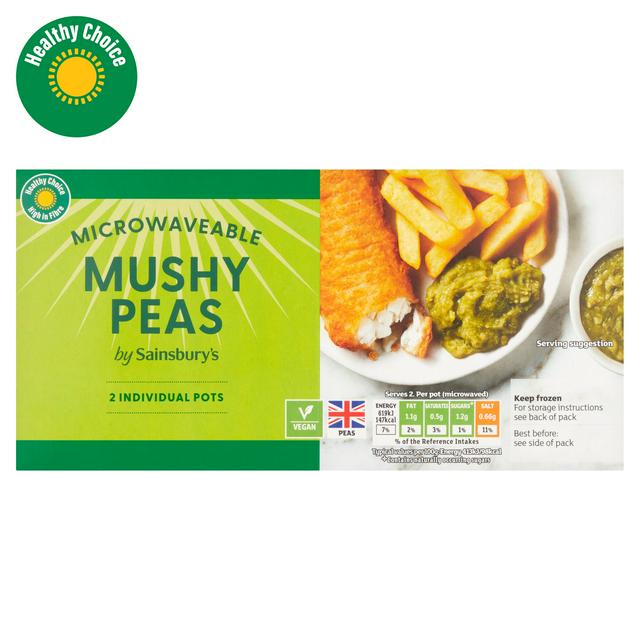Sainsbury's Mushy Peas Twinpack 300g
