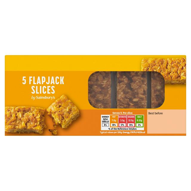 Sainsbury's Flapjack Slices 5 x 32g